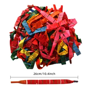 Multicolor latex rocket balloons for kids birthday party decoration, long punch balloons.