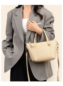 Women minimalist shoulder crossbody handbag elegant modern daily tote bag casual purse