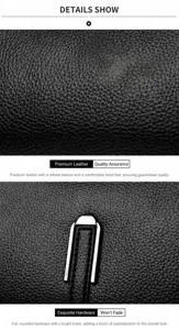 Close-up detail showing soft leather texture and premium metal hardware of women bag.