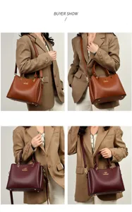 Elegant women's handbag and crossbody bag with premium leather, stylish design for daily use.