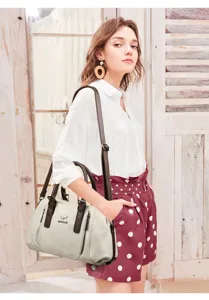 Fashion large capacity women handbag retro design single shoulder crossbody commuter casual bag