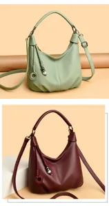 Women casual hobo shoulder bag stylish crossbody handbag simple tote purse for daily use