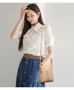 minimalist women crossbody bag solid color fashion stylish shoulder handbag for daily