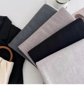 Bufanda lisa imitación cachemira invierno pareja cálido grueso chal unisex vista detalle
