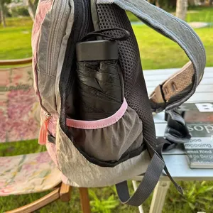 Lightweight outdoor backpack casual minimalist mini daypack versatile student travel bag side pocket