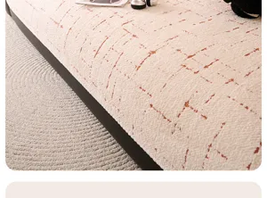 Détail de housse de coussin de canapé en chenille peluche, tissu doux au design moderne.