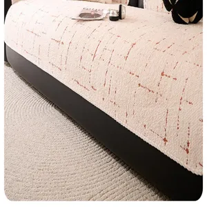 Housse de canapé en peluche douce et jeté de lit douillet pour salon automne hiver déco