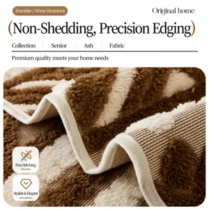 Fodera per divano in peluche boho coperta spessa e morbida telo arredo antiscivolo autunno inverno