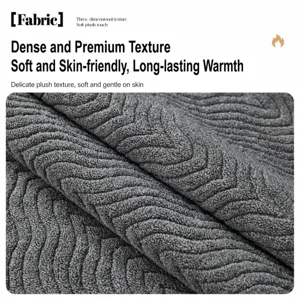 Grey chenille sofa cushion cover fabric closeup, featuring soft plush touch and textured design.