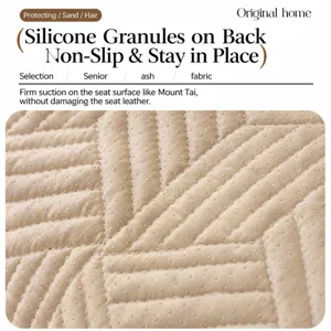 Housse de coussin de sofa matelassee avec dos en silicone antiderapant pour salon.