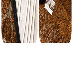 Chenille bankkussen detail close-up met retro getextureerde stof en nette plooien.