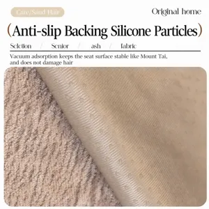 Housse de coussin de canape en chenille antiderapante avec picots silicone salon.