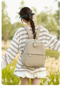 Casual women backpack lightweight small daypack stylish commuter travel school book bag