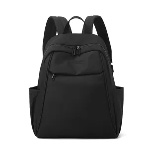 Women Casual Nylon Backpack Large Capacity School Bag Travel Daypack Fashion Bookbag
