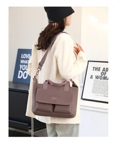 Sac bandouliere en nylon cabas casual commuter grande capacite sac de voyage style