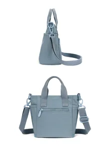 Sac bandoulière décontracté pour femme en nylon, grande capacité pour un usage quotidien.