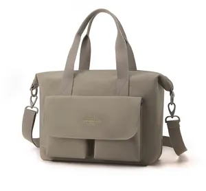Sac cabas bandoulière en nylon avec poignées, grand sac fourre-tout décontracté pour voyage.