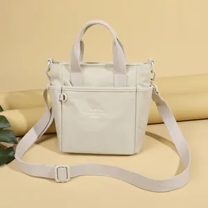 Grand sac à bandoulière pour femme sac de messager en nylon décontracté chic beau