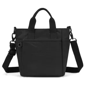 Sac Bandoulière Imperméable en Nylon Décontracté Grande Capacité Sac à Épaule pour Femmes Poches Multiples Sac Cabas de Trajet Quotidien