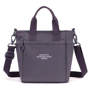Sac à main bandoulière femme en nylon imperméable grand capacité cabas sac de quotidien