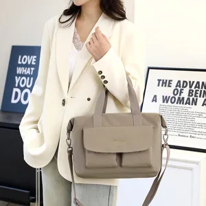 Sac cabas en nylon leger grande capacite sac bandouliere femme voyage quotidien