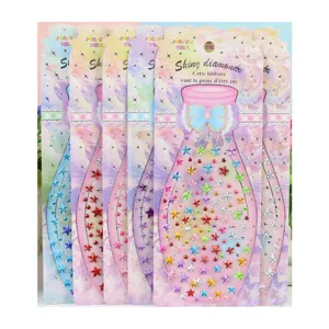 Acryl ster strass stickers voor telefoonhoesje decoratie glanzende diamant ambacht knutselen 1st