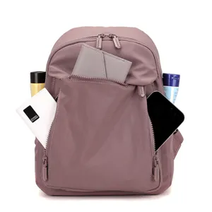 Zaino donna in tessuto oxford grande capacita impermeabile viaggio borsa scuola elegante chic