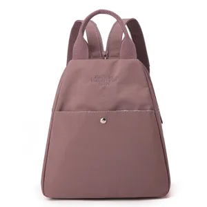 Donna zaino minimalista casual viaggio leggero multifunzionale borsa a spalla elegante
