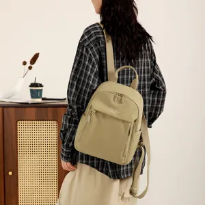 Zaino casual da donna in tessuto oxford leggero moda viaggio uso quotidiano e scuola