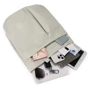 Lightweight laptop tote bag waterproof nylon shoulder bag for women daily commuting work