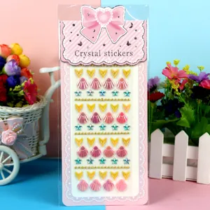 Kids DIY crystal rhinestone stickers self-adhesive acrylic diamond stickers crafts decor.