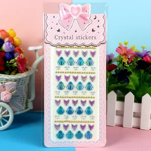 Acrylic crystal diamond stickers DIY craft rhinestone gem stickers for kids decoration