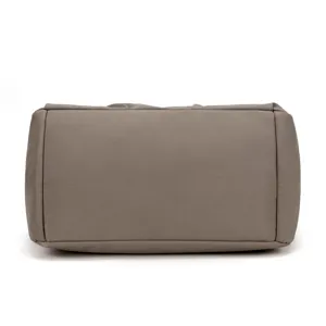 Water resistant nylon women shoulder bag bottom detail casual fashion design accessory