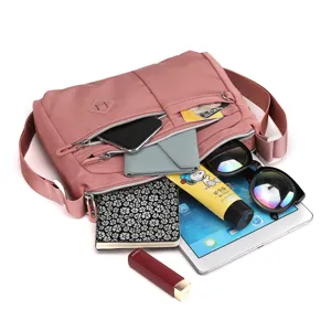 Women's Fashion Nylon Crossbody Bag Large Capacity Casual Shoulder Bag Waterproof Daily Bag