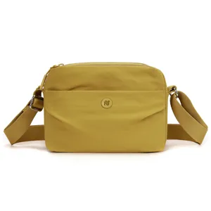 Women casual solid color nylon crossbody shoulder bag summer simple waterproof daily purse