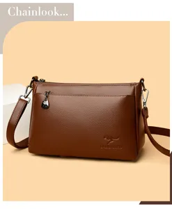2025 nouveau sac a bandouliere pour mere unicolore cuir souple crossbody minimalist chic femme
