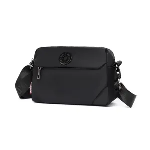 Casual Women Crossbody Bag Lightweight Waterproof Nylon Shoulder Bag Versatile Small Square Bag Daily Commuting Handbag