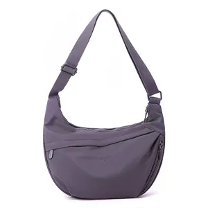 Stylish nylon crossbody bag for women, large capacity shoulder bag for daily travel use.