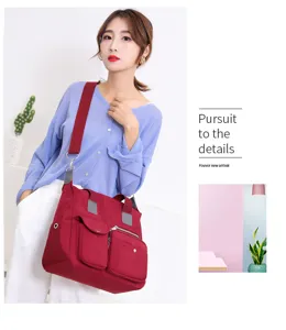 Dames nylon schoudertas grote capaciteit casual shopper multifunctionele reistas voor dagelijks
