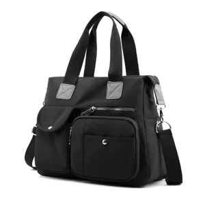 Dames Nylon Shopper Grote Capaciteit Casual Schoudertas Meerdere Zakken Reistas Waterdicht