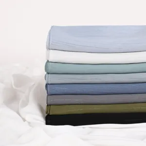 Solid color silver thread chiffon scarf detailed view, lightweight breathable fabric for women.