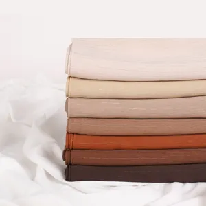 Elegant gradient chiffon hijab scarves with delicate silver threads, breathable and soft daily wear.