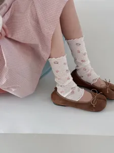 Jolies guêtres à motif d'ours style japonais pour femmes, chaussettes douces d'automne.