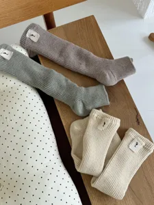 Knit wool leg warmers cozy winter long socks casual stacked socks for women soft warm