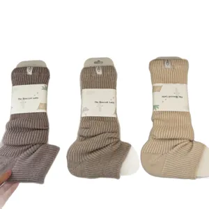 Merino wool slouch socks thick warm leg warmers winter solid color cozy knit boot cuffs