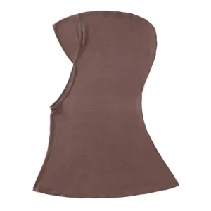 Solid color mercerized cotton breathable neck protection cap, comfortable and elastic.