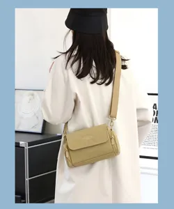 Women lightweight versatile crossbody bag commuter casual minimalist shoulder bag spring