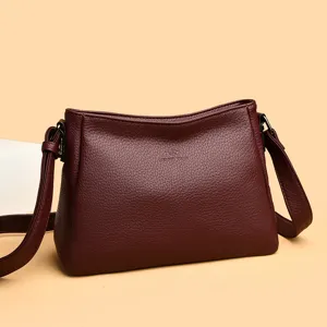 Close-up view of the premium leather texture, fine stitching, and durable hardware details.