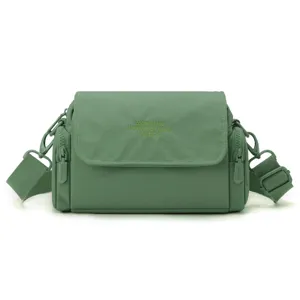 Casual minimalist women crossbody bag, lightweight daily commuter shoulder bag for outdoor.