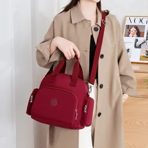 Women nylon shoulder bag large capacity casual crossbody handbag stylish daily use